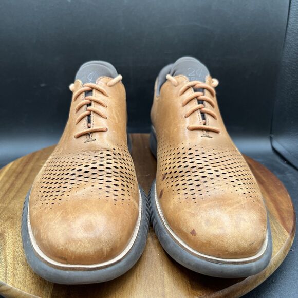 Cole Haan 2.Zerogrand Men\'s Size 10.5 Brown Leather C25351 Laser Wingtip Oxford main image 6